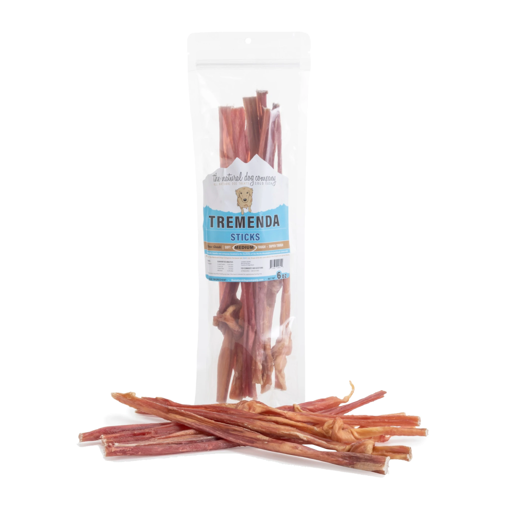 Tuesday's Natural Dog Co. 12" Tremenda Sticks Dog Treat, 6-oz image number null