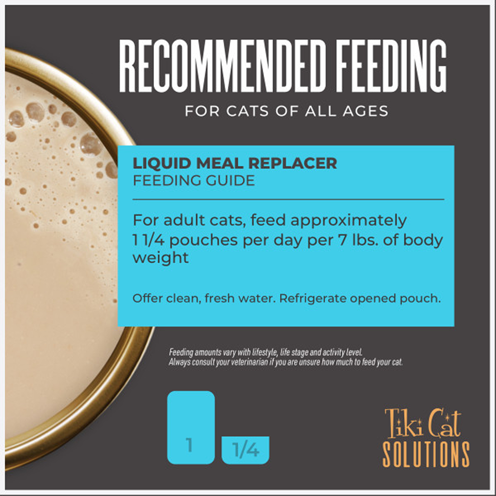 Tiki Cat Solutions Wet Cat Food Tuna & Goat Milk, Liquid Meal Replacer, 6-oz image number null