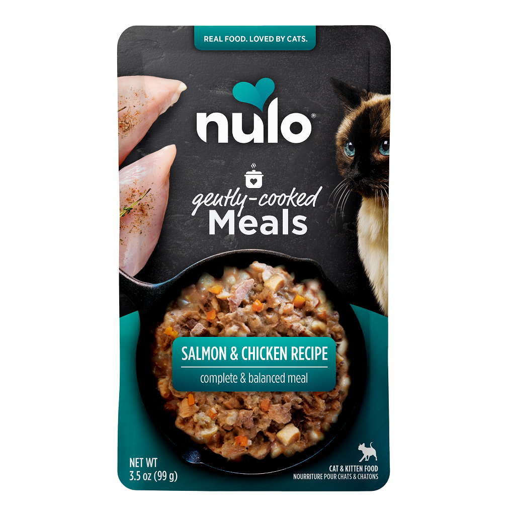 Nulo Cat Gently-Cooked Salmon & Chicken Pouch, 3.5-oz image number null