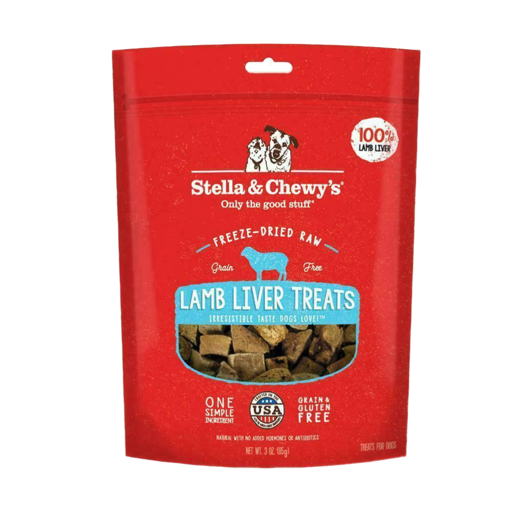 Stella & Chewy's Freeze-Dried Raw Lamb Liver Treats, 3-oz image number null