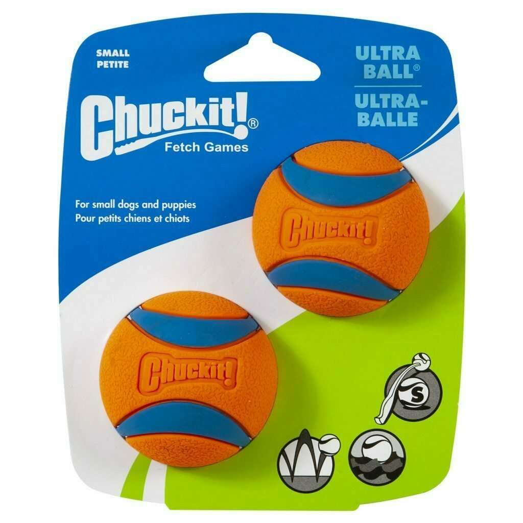 Chuckit! Small Ultra Balls Dog Toy, 2-pk image number null