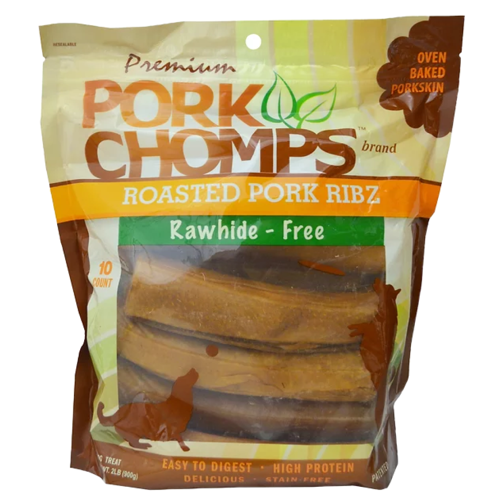 Pork Chomps Roasted Pork Ribz 10 Count image number null