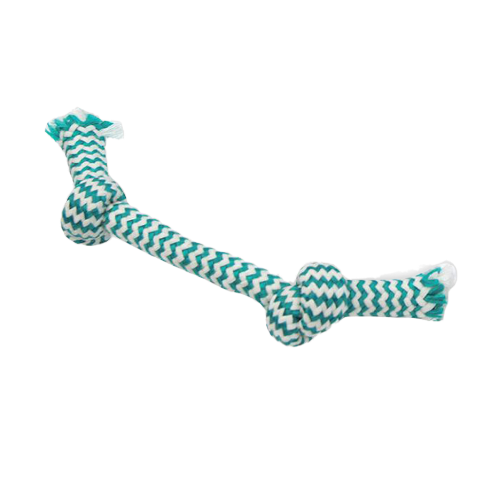 Mammoth Flossy Chews Extra Fresh 2 Knot Medium Tug Dog Toy, 12-in image number null