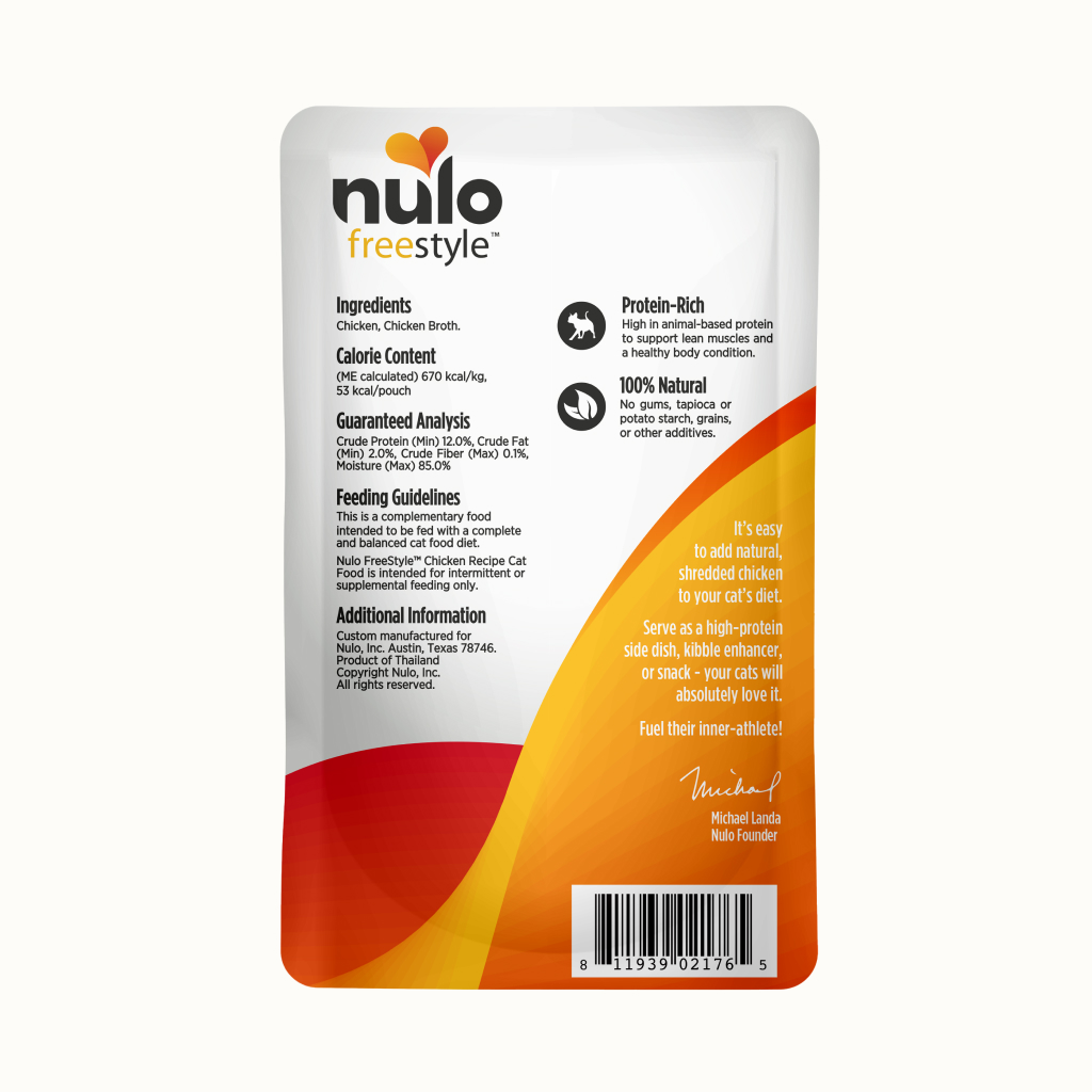 Nulo FreeStyle Cat Chicken in Broth Pouch, 2.8-oz image number null