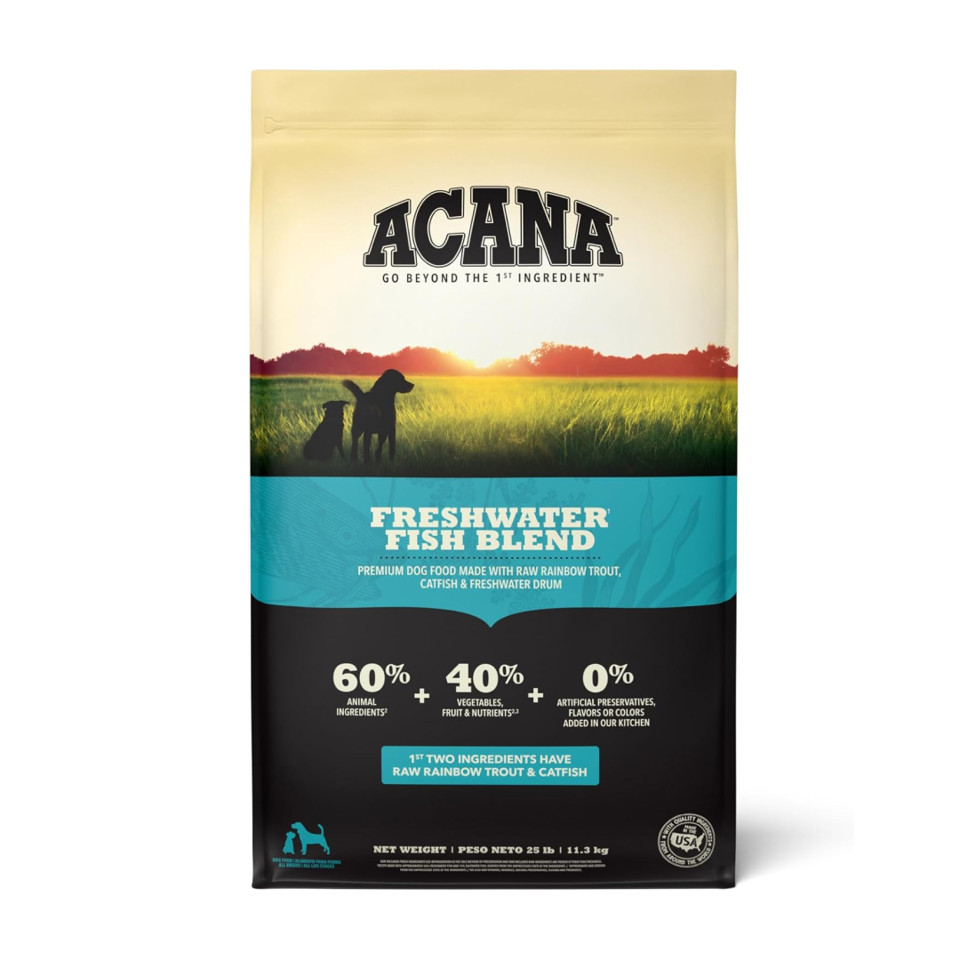 Acana Freshwater Fish Recipe Grain-Free Dog Food image number null