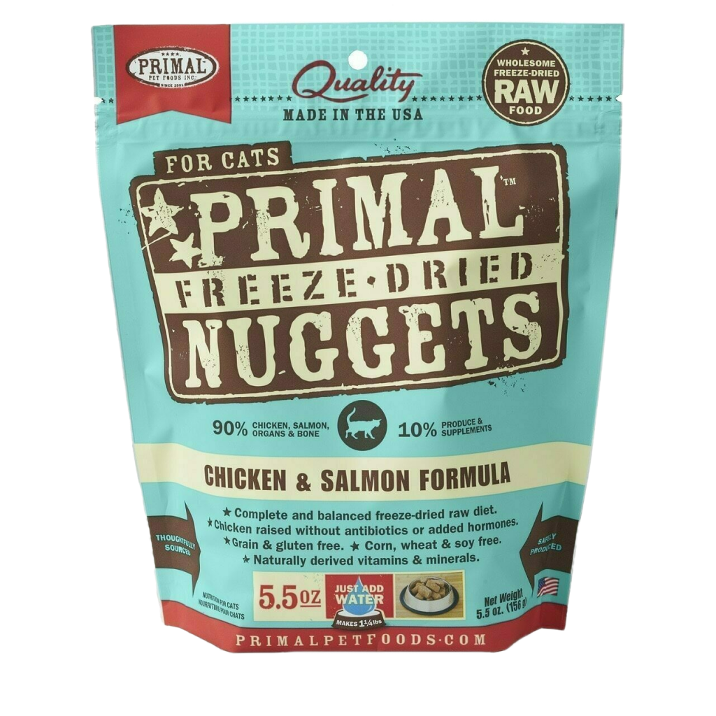 Feline Chicken & Salmon Formula Nuggets 5.5-oz image number null