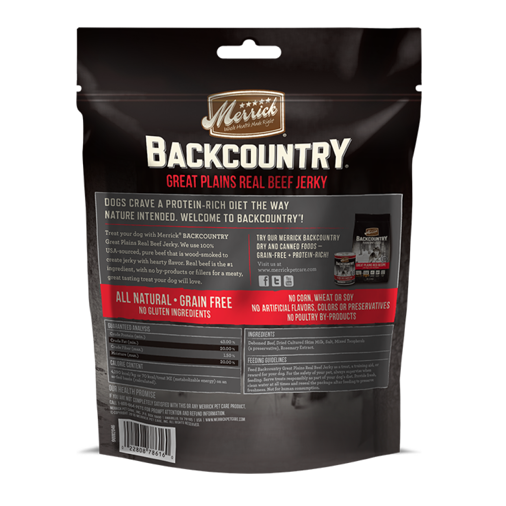 Merrick Back Country Beef Jerky image number null
