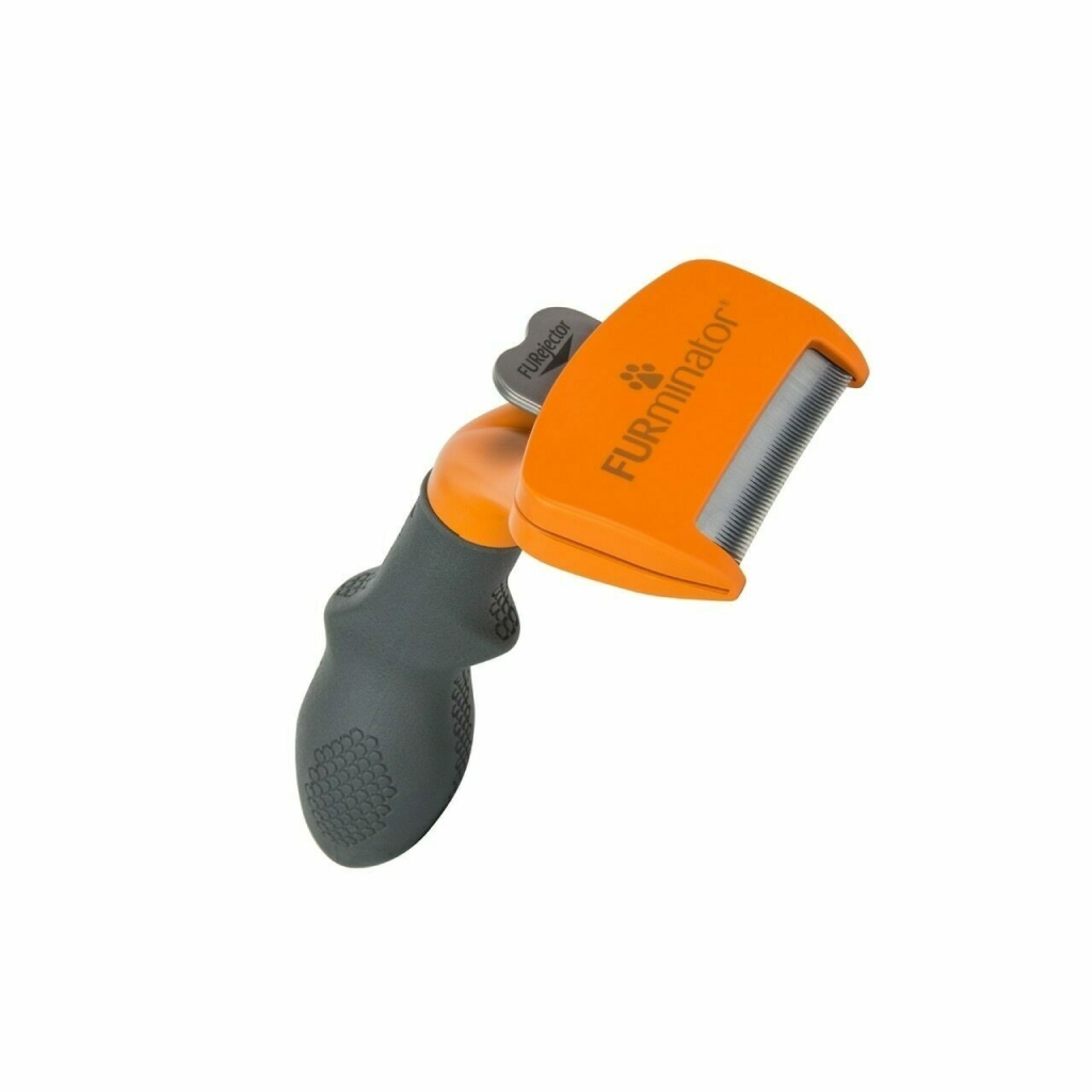Furminator Long Hair Deshedding Tool For Dogs (Medium) image number null