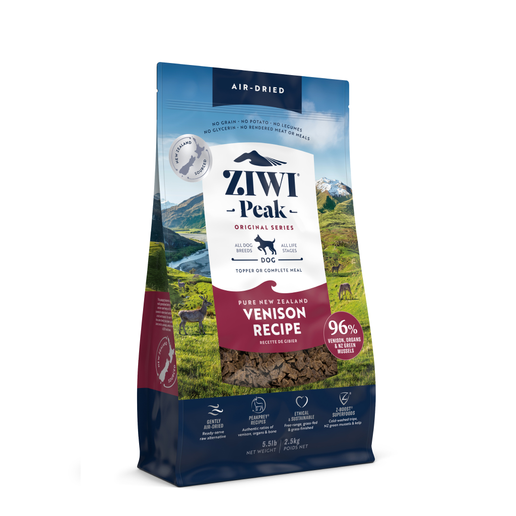 ZIWI Peak Air-Dried Venison Recipe Dog Food, 5.5-lb image number null
