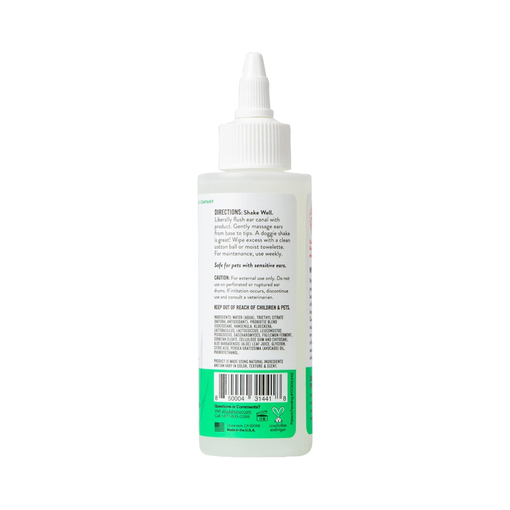 Skout's Honor Probiotic Ear Cleaner, 4-oz image number null