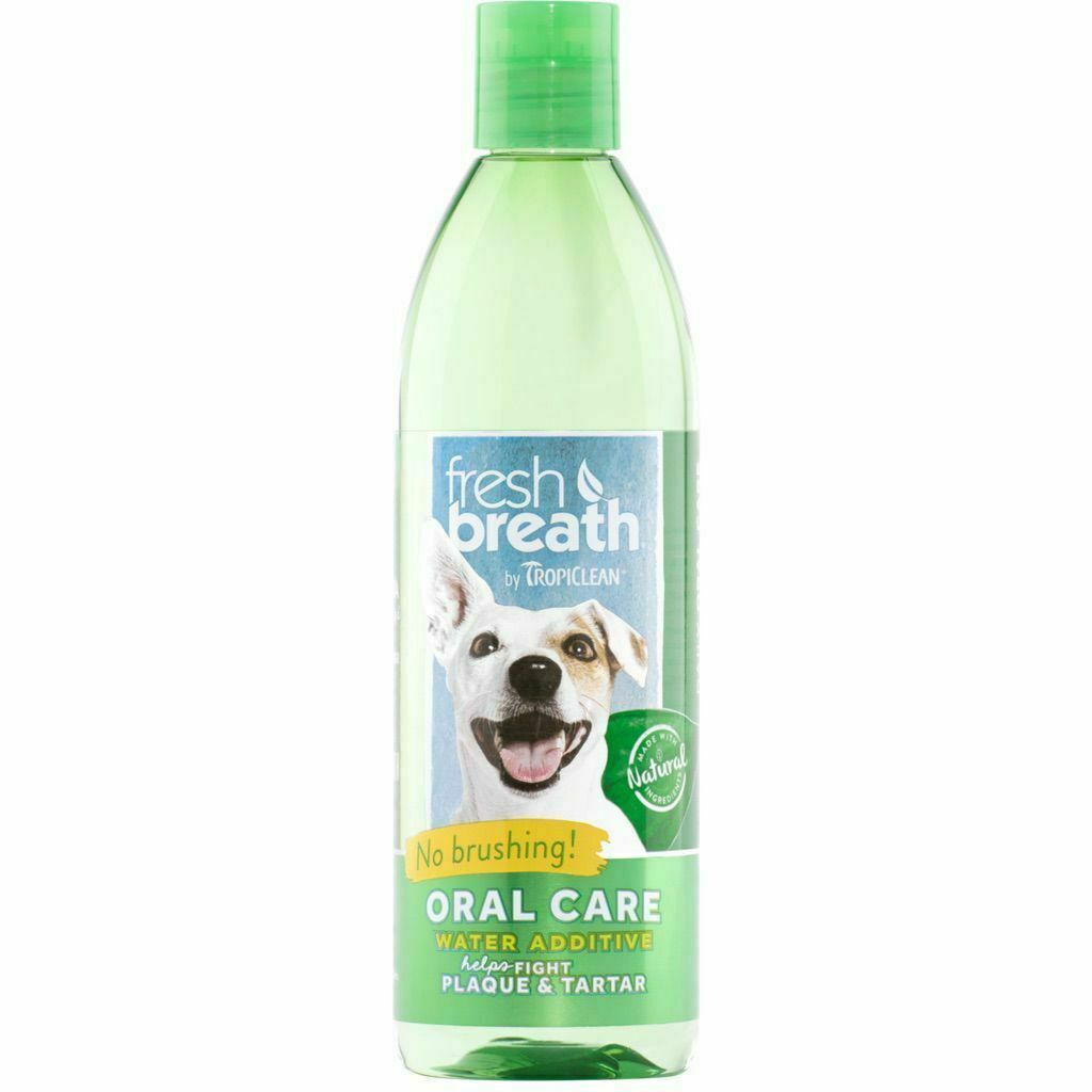 Fresh Breath By Tropiclean Oral Care Water Additive For Pets, 16-oz - Made In USA image number null