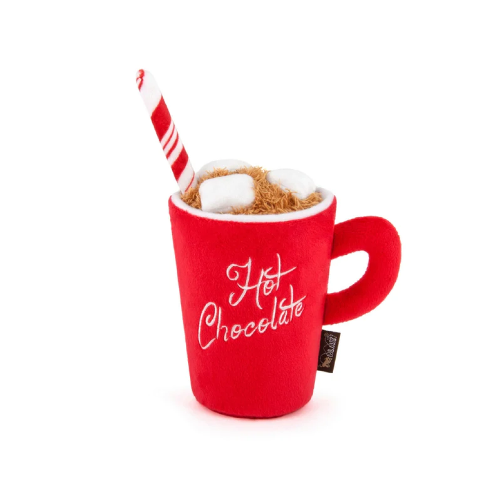 P.L.A.Y. Pet Hot Chocolate Holiday Plush Toy, 1-count image number null