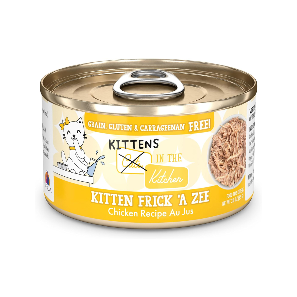Weruva Cats in the Kitchen Kitten Frick 'A Zee - Chicken Recipe Au Jus Can, 3-oz image number null