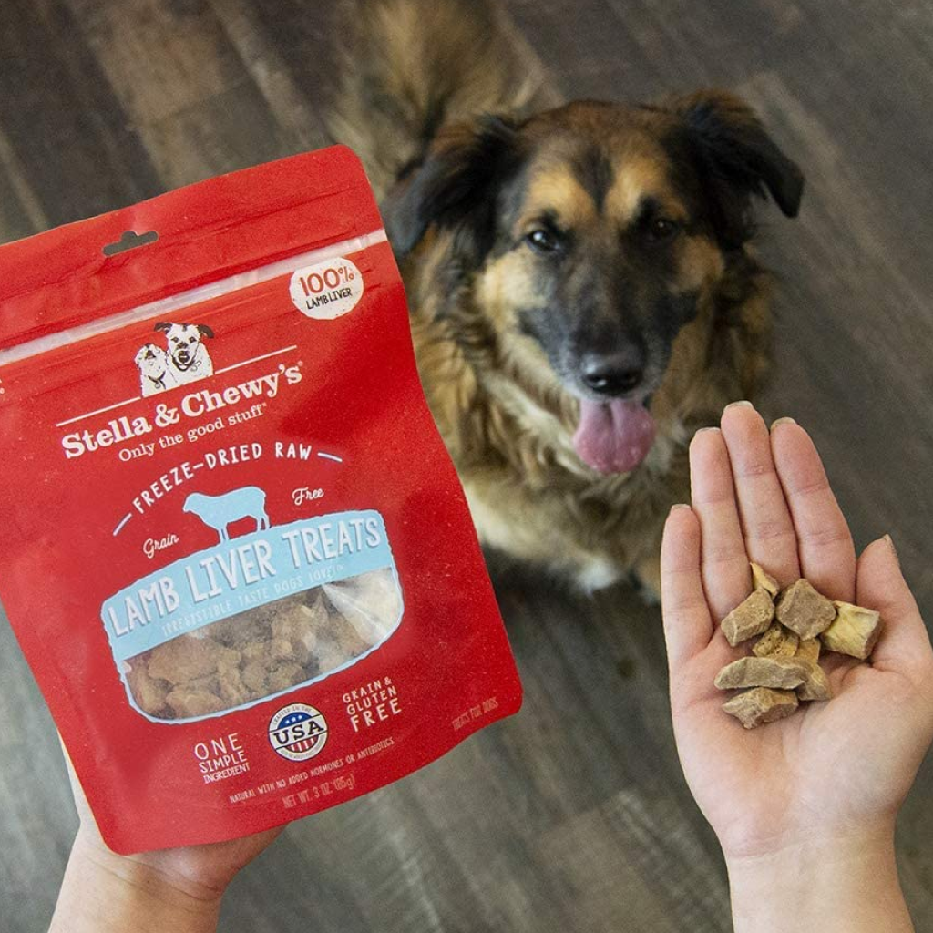 Stella & Chewy's Freeze-Dried Raw Lamb Liver Treats, 3-oz image number null
