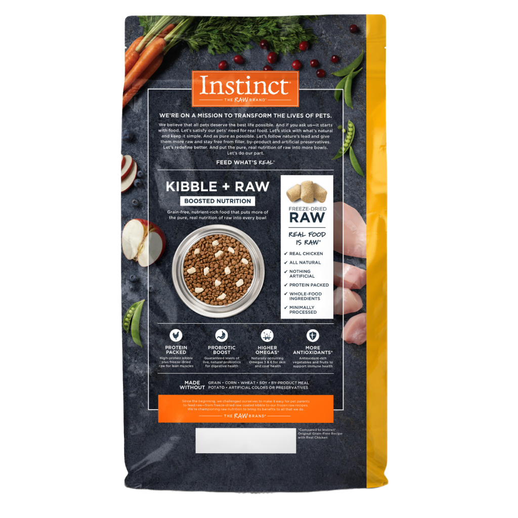 Instinct Raw Boost Grain-Free Recipe With Real Chicken Dry Cat Food image number null