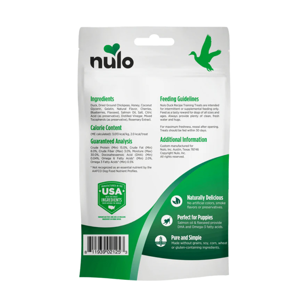 Nulo FreeStyle Grain-Free Duck Grain-Free Dog Training Treats, 4-oz image number null