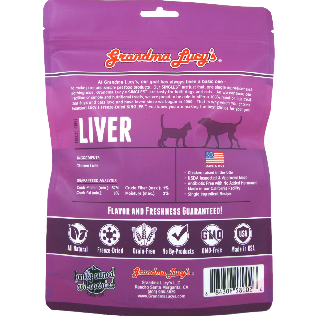 Singles Liver Pet Treats 2.5-oz image number null