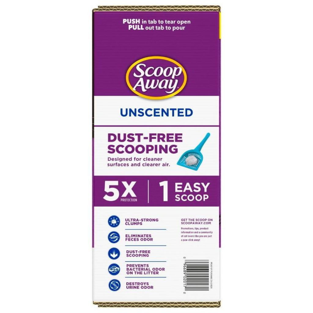 Scoop Away Super Clump Cat Litter Unscented - 25-lb image number null