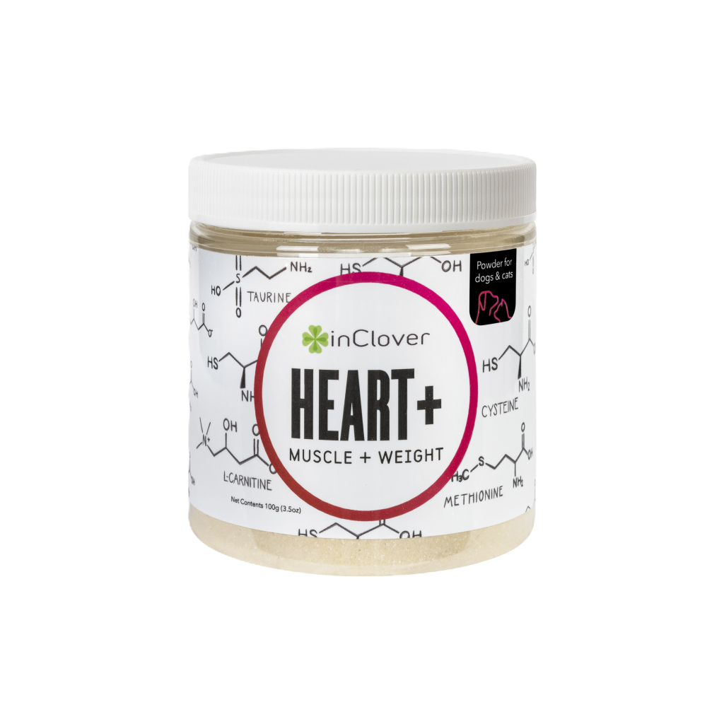 Inclover Heart+ - Muscle & Weight - Dog & Cat Supplement, 100g image number null