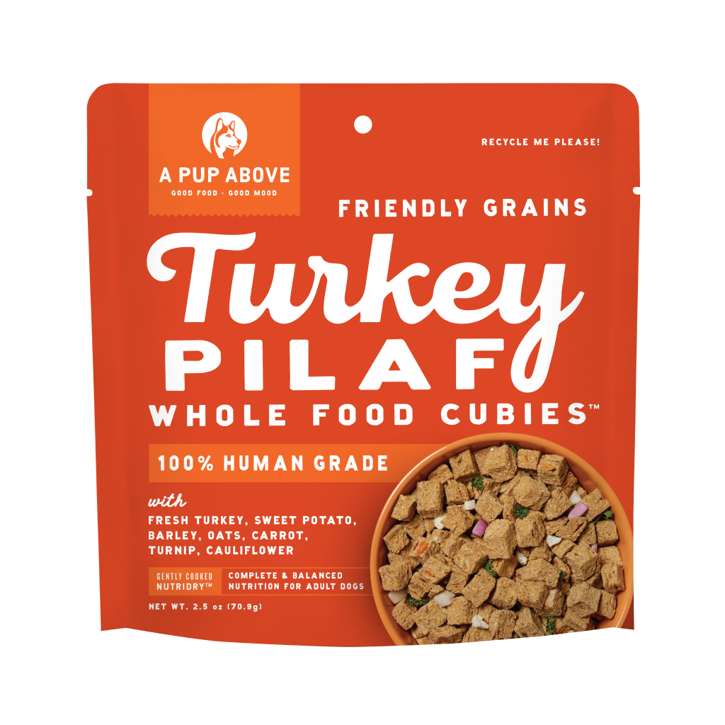 A Pup Above Freeze-Dried Turkey Pilaf Cubies, 2.5-oz image number null