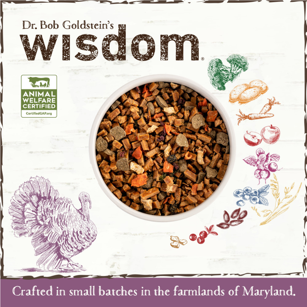 Earth Animal Wisdom Turkey Air-Dried Dog Food, 10-lb Bag image number null