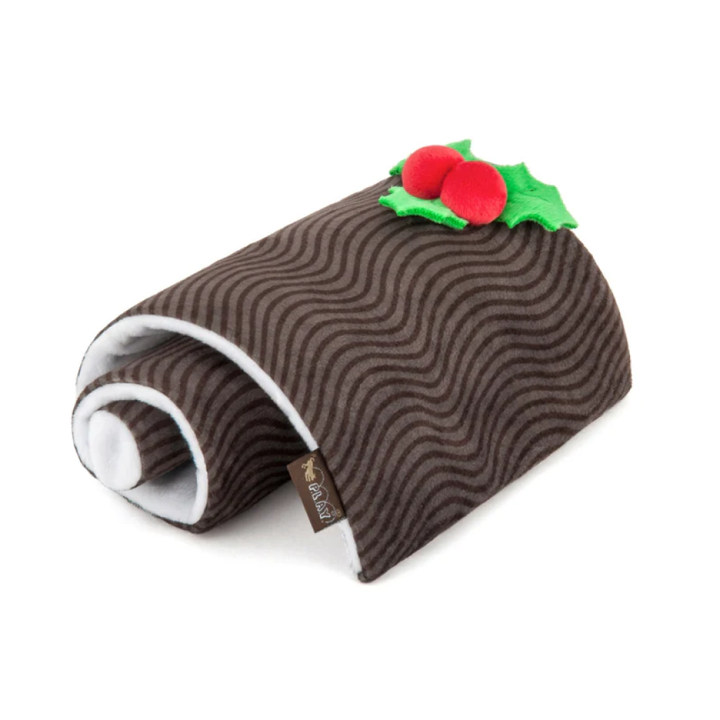 P.L.A.Y. Pet Yule Log Holiday Plush Toy, 1-count image number null