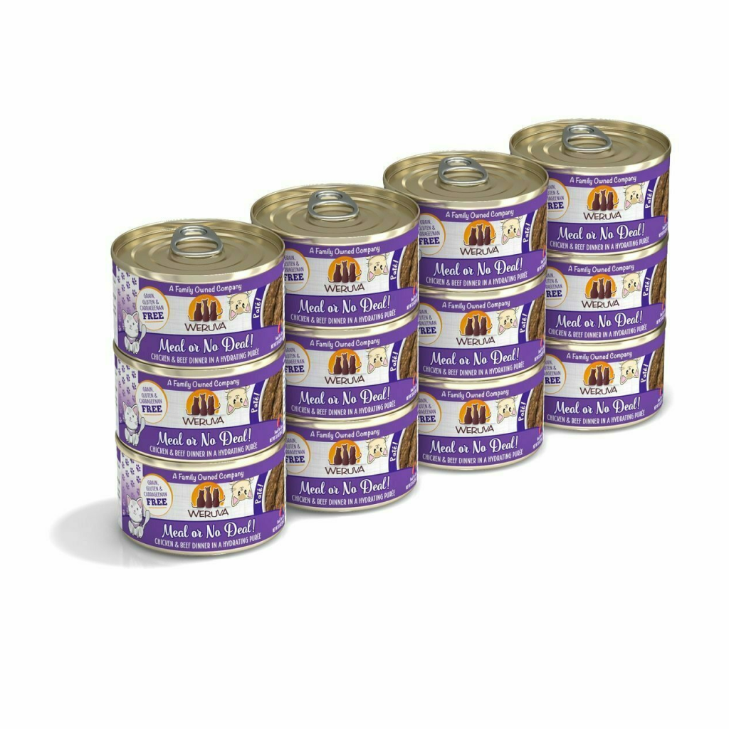 Weruva Classic Cat Pate, Meal Or No Deal! With Chicken & Beef image number null