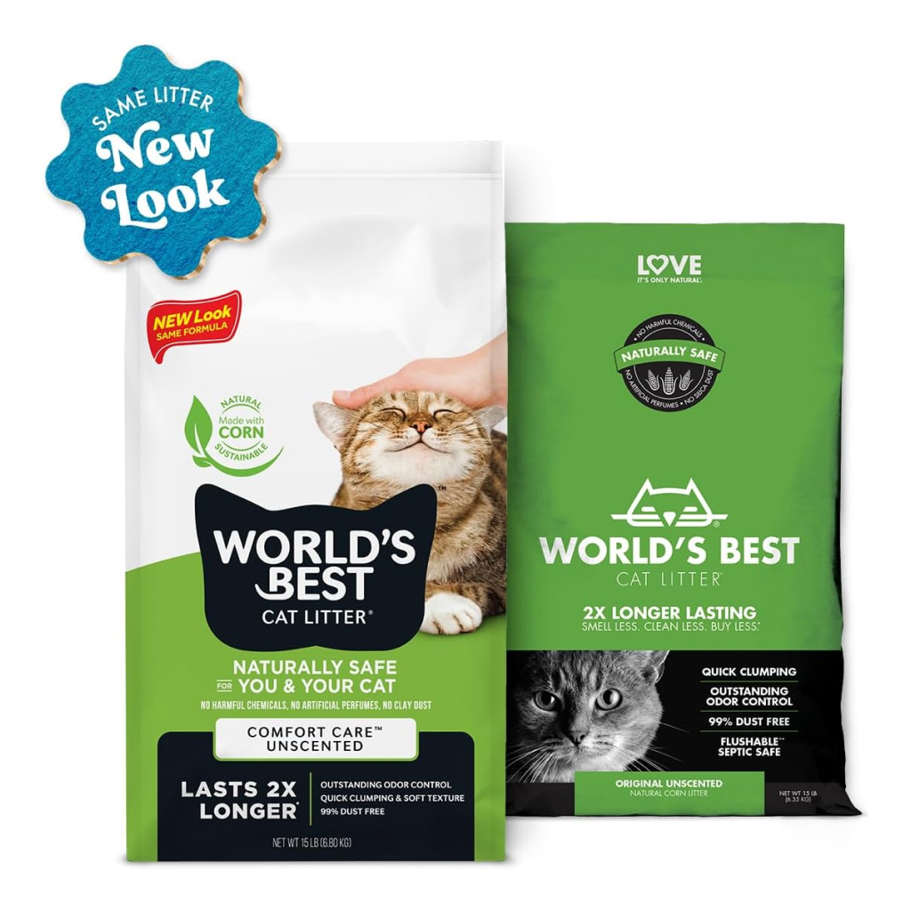 Buy World s Best Comfort Care Unscented Original Clumping Corn Cat Litter for USD 14.99 41.99 CentinelaFeed