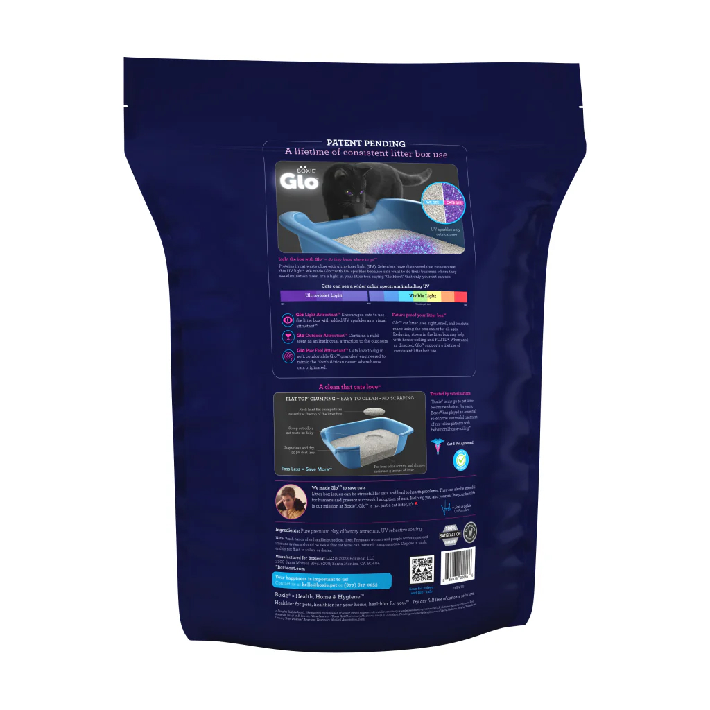 Boxie Glo Natural Attractions 30 Day Odor Control Clumping Clay Cat Litter, 16-lb image number null
