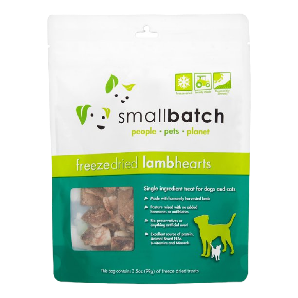 Freeze Dried Lamb Hearts 3.5-oz image number null