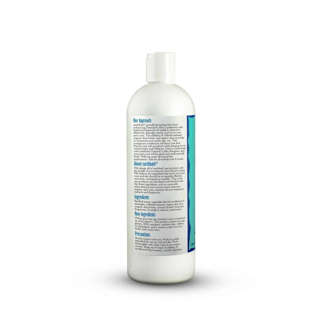 Oatmeal & Aloe Conditioner, Vanilla Almond Scent, Helps Relieve Itchy & Dry Skin, 16-oz image number null