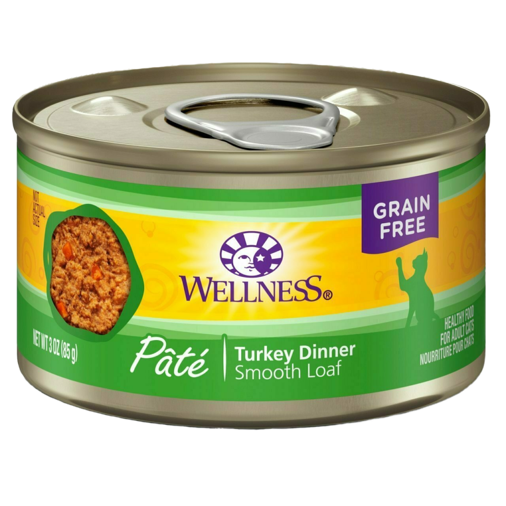 Wellness Complete Health Natural Grain Free Wet Canned Cat Food, Turkey image number null