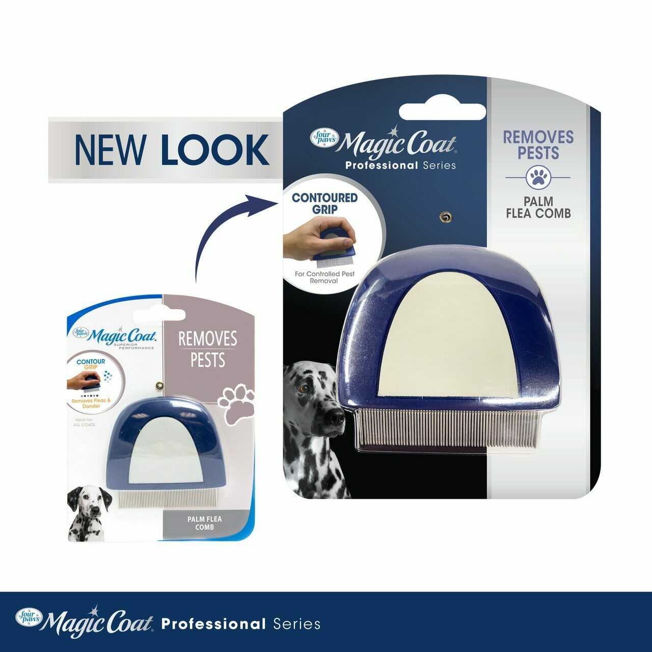 Magic Coat® Professional Series Palm Flea Comb For Dogs image number null