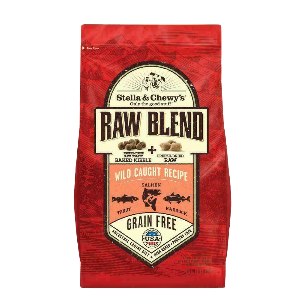 Stella & Chewy's Dog Raw Blend Kibble, Wild Caught Recipe, 22-lb image number null