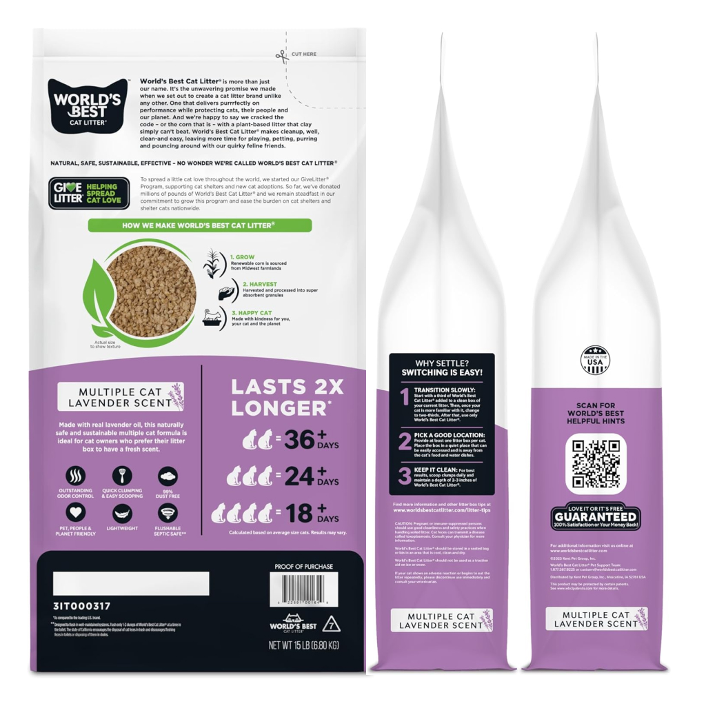World's best lavender scented multiple cat 2025