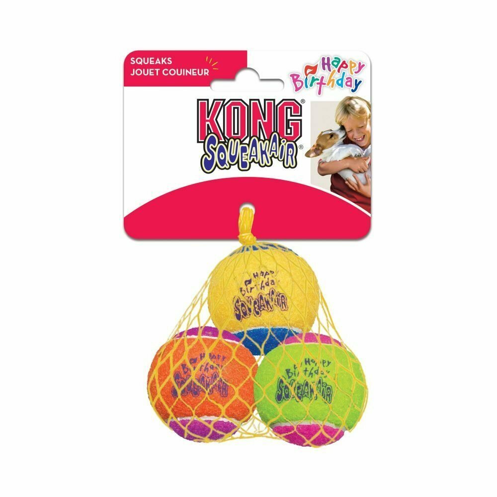 Squeakair® Birthday Balls Md image number null