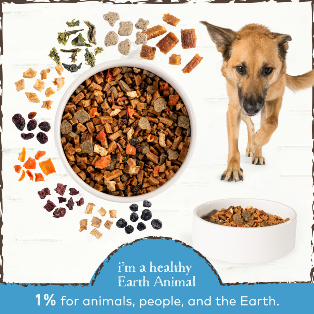 Earth Animal Wisdom Catfish Air-Dried Dog Food, 10-lb Bag image number null