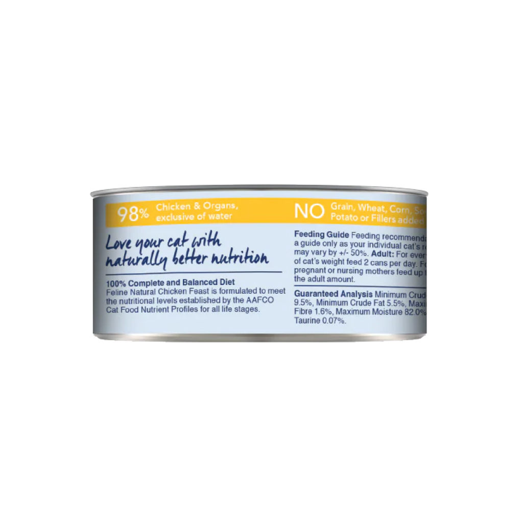 Feline Natural Chicken Feast Cat Can, 3-oz image number null