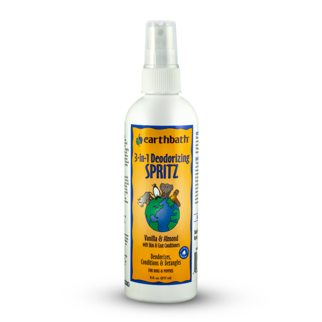 3-In-1 Deodorizing Spritz, Vanilla Almond Scent With Skin & Coat Conditioners, 8-oz Pump Spray image number null