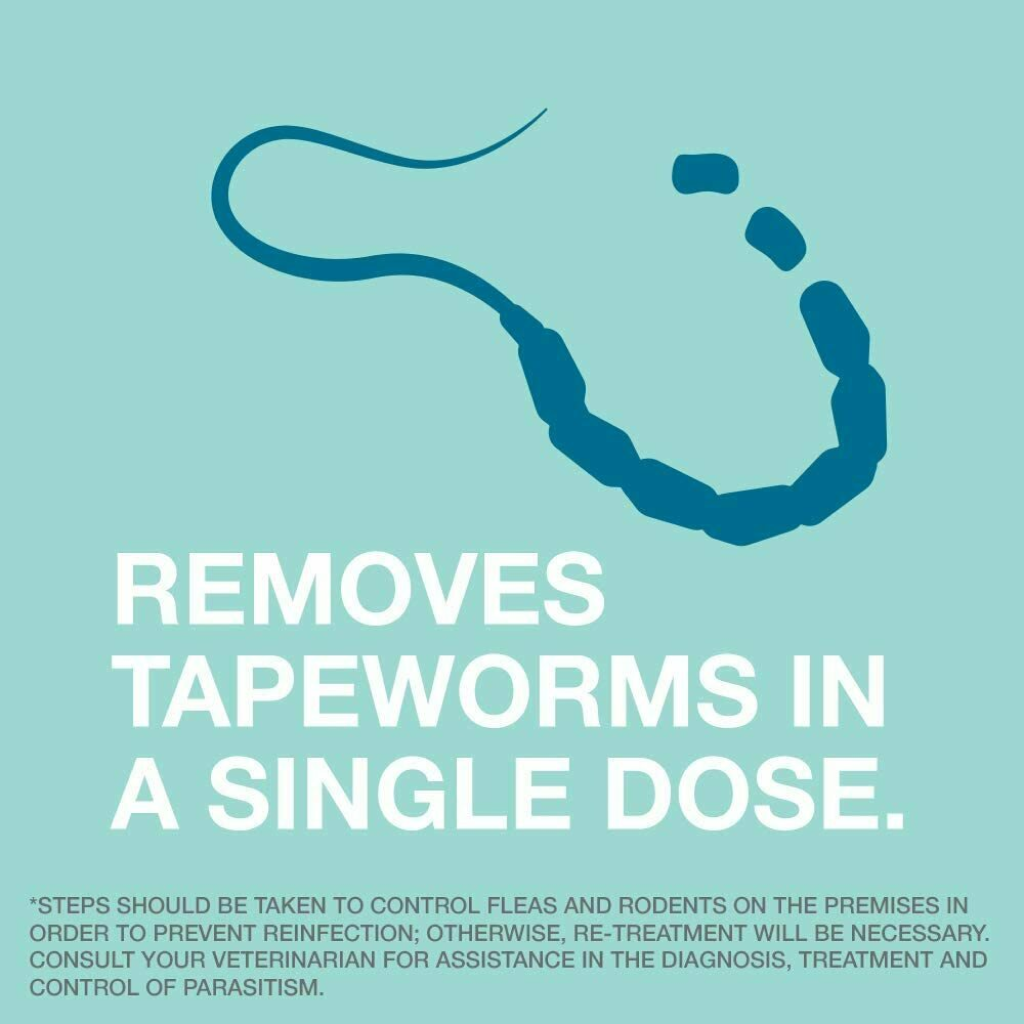 Tapeworm Dewormer Tablets For Cats, 3 Pack image number null