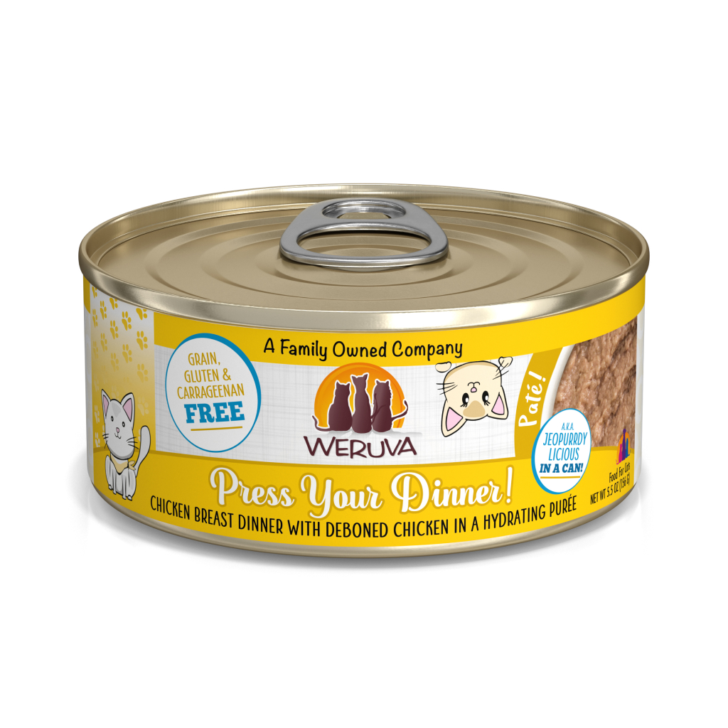 Weruva Classic Cat Paté Can - Press Your Dinner!, 5.5-oz image number null