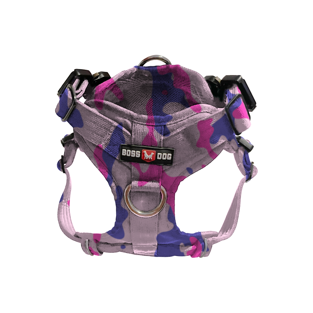 PINK CAMO HARNESS MEDIUM image number null