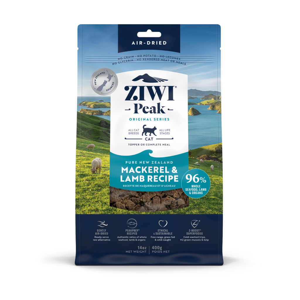 ZIWI Peak Air-Dried Mackerel & Lamb Recipe Cat Food, 14-oz image number null
