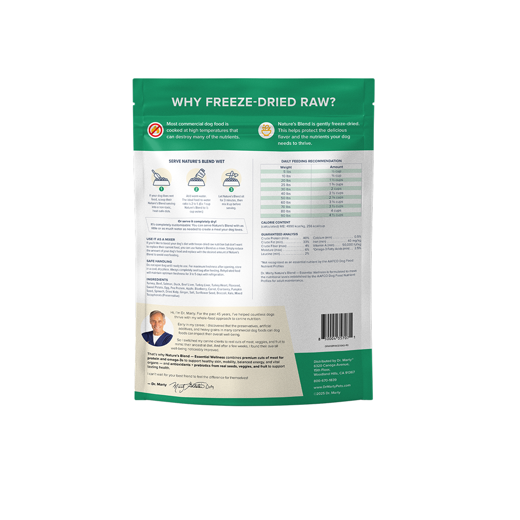 Dr. Marty Nature's Blend Freeze Dried Raw Dog Food, 16-oz image number null