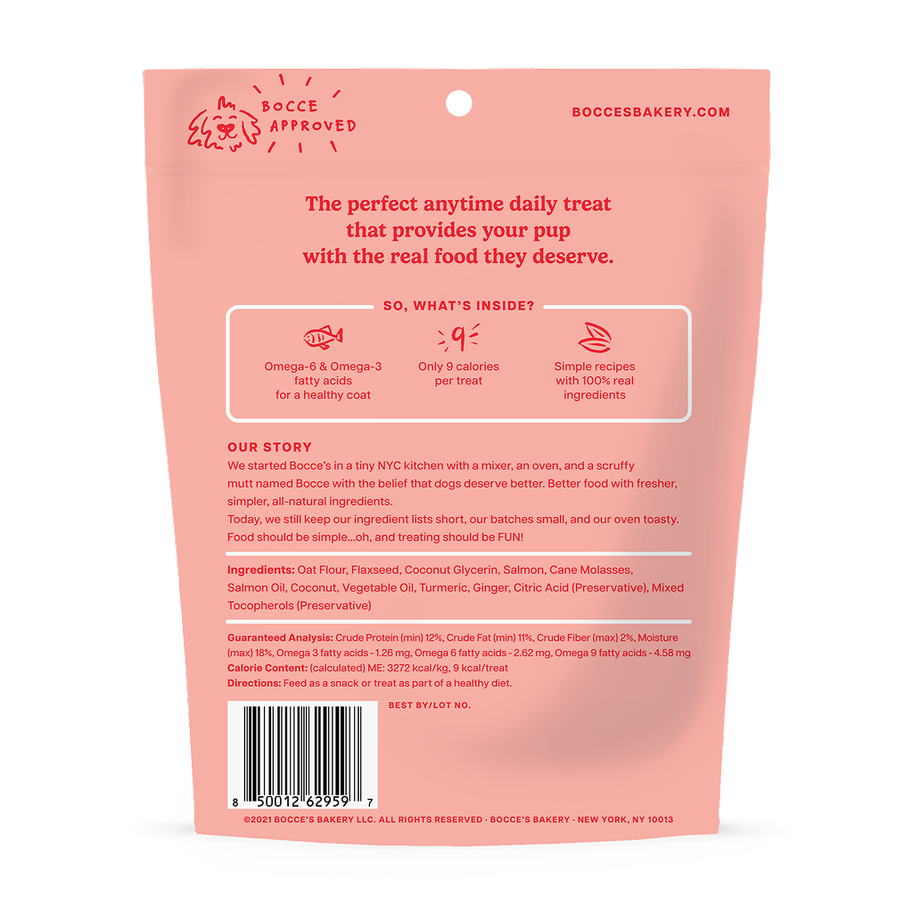 Bocce's Bakery Dailies Good Hair Soft & Chewy Dog Treats, 6-oz image number null