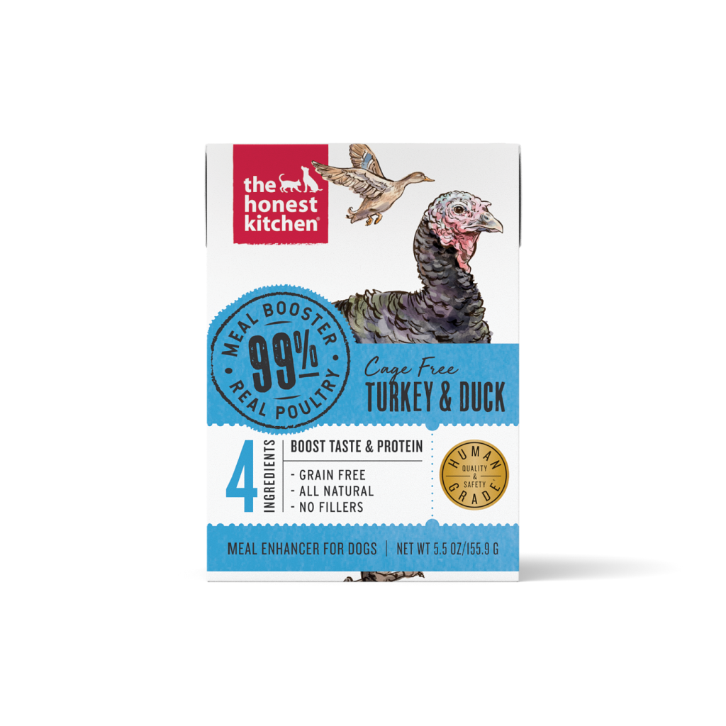 The Honest Kitchen Meal Booster: 99% Turkey & Duck Dog Food Topper, 5.5-oz x1 image number null
