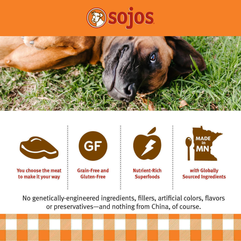 Sojos Complete Adult Dog Food - Beef image number null