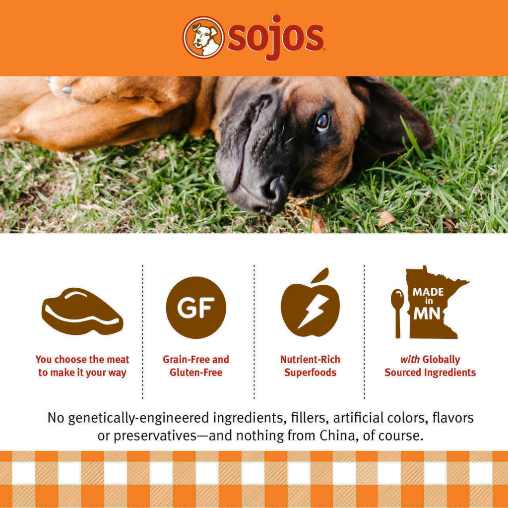 Sojos Complete Adult Dog Food - Beef, 1.75-lb image number null