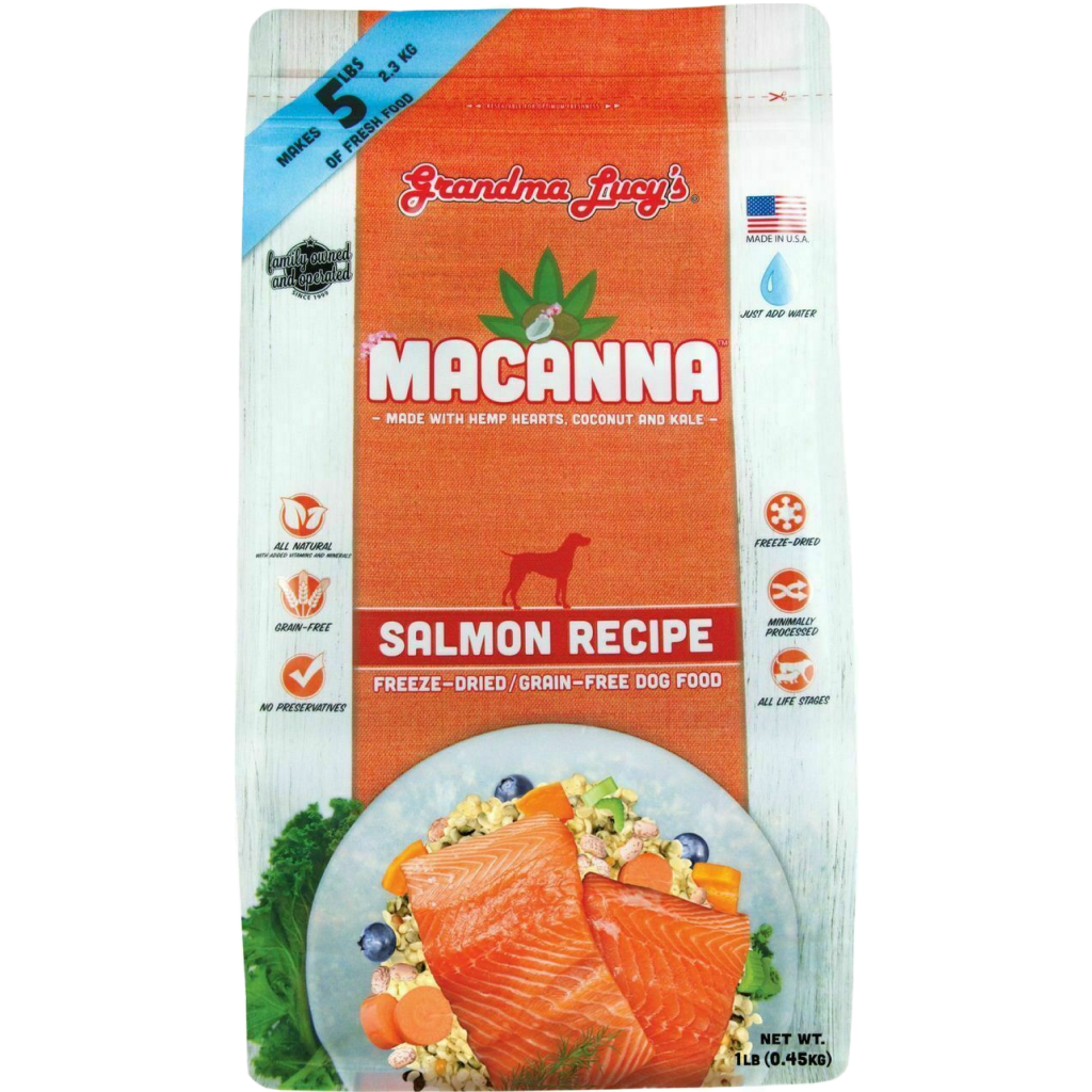 Macanna Salmon Dog Food, 3-lb image number null