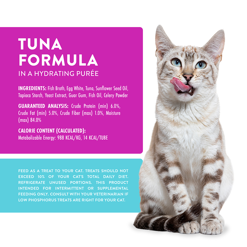 Weruva Wx Phos Focused Tuna Formula Grain-Free Lickable Cat Treats, Pack of 5, 0.5-oz image number null